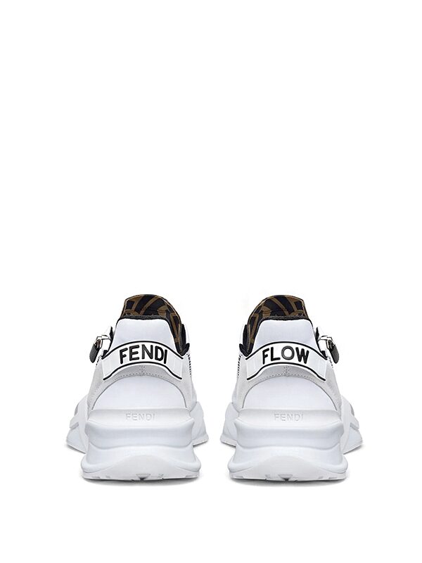 Fendi Nylon Low Top White