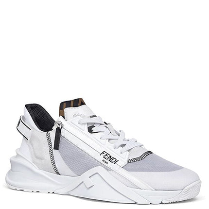 Fendi Nylon Low Top White
