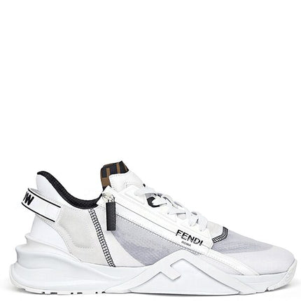 Fendi Nylon Low Top White