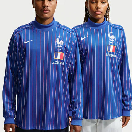 France x Jacquemus x Nike Camiseta Long Sleeve Goleiro Blue