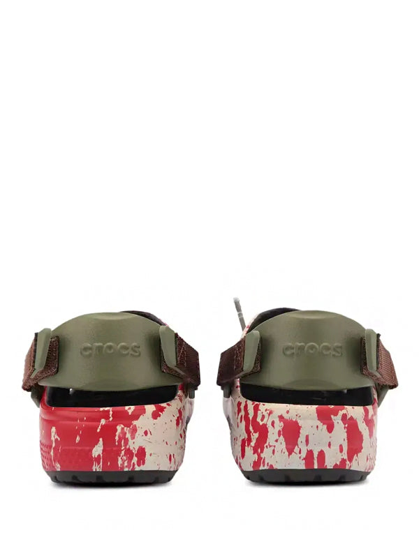 Friday The 13th x Crocs Classic Clog Horror Beige Red