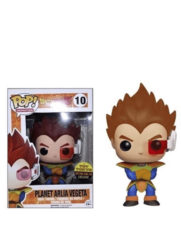 Funko Pop! Animation Dragonball Z Planet Arlia Vegeta Toy Tokyo NYCC Figure #10