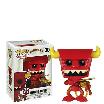 Funko Pop! Animation Futurama Robot Devil (w Violin) Toy Tokyo Exclusive Figure #35