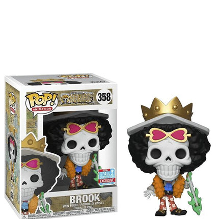 Funko Pop! Animation One Piece Brook (w Guitar) Hot Topic, NYCC Exclusive Figure #358