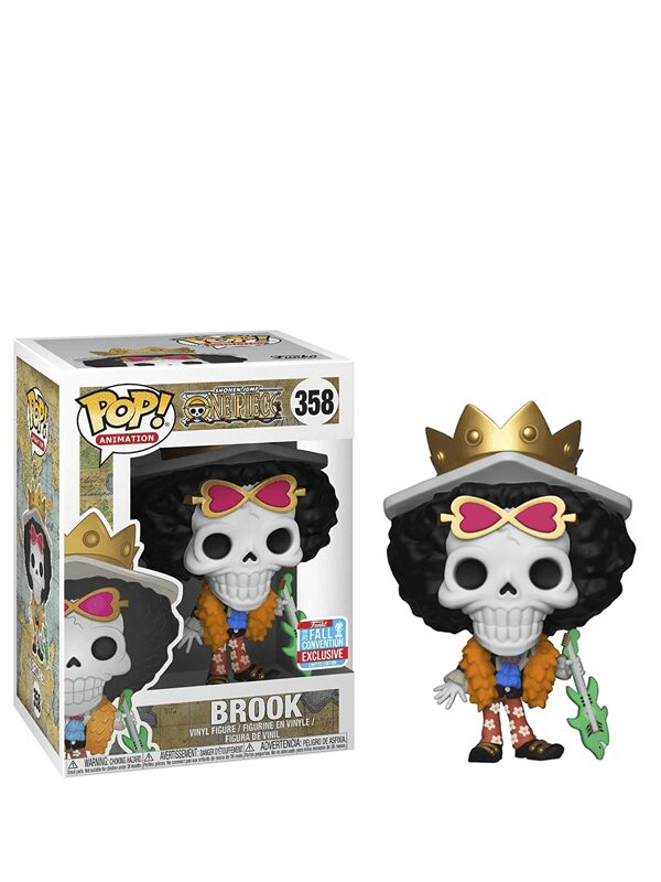 Funko Pop! Animation One Piece Brook (w Guitar) Hot Topic, NYCC Exclusive Figure #358