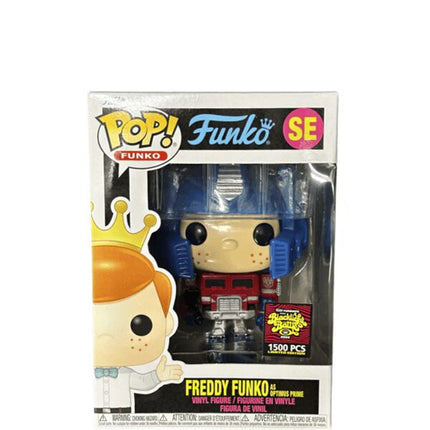 Funko Pop! Fundays Blacklight Battle Freddy Funko As Optimus Prime (White Box) SE (LE 1500)