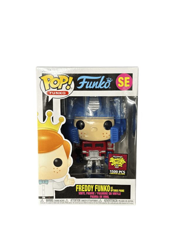 Funko Pop! Fundays Blacklight Battle Freddy Funko As Optimus Prime (White Box) SE (LE 1500)