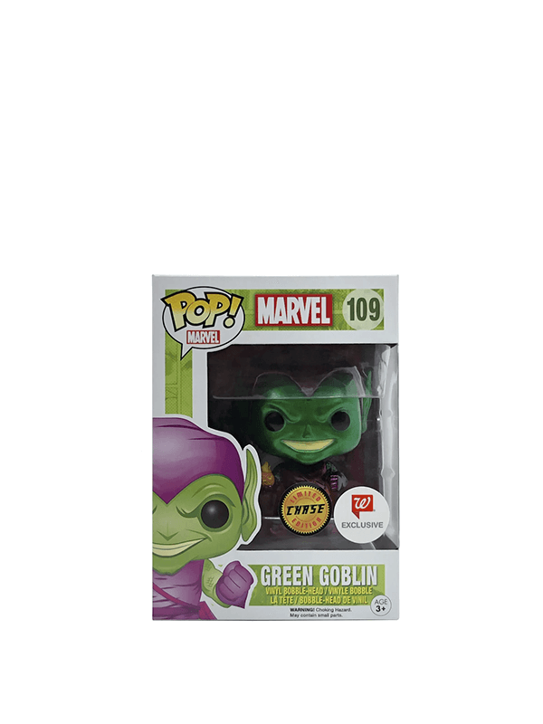 Funko Pop! Marvel Green Goblin (Metallic) (Chase) Walgreens Exclusive Bobble-Head Figure #109