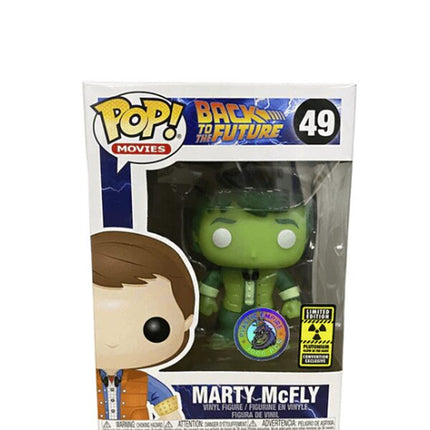 Funko Pop! Movies Back To The Future Marty McFly Plutonium Plastic Empire Exclusive LE 3000 Figure #49