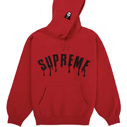 Ghostface x Supreme Moletom Arc Hooded Sweatshirt Red