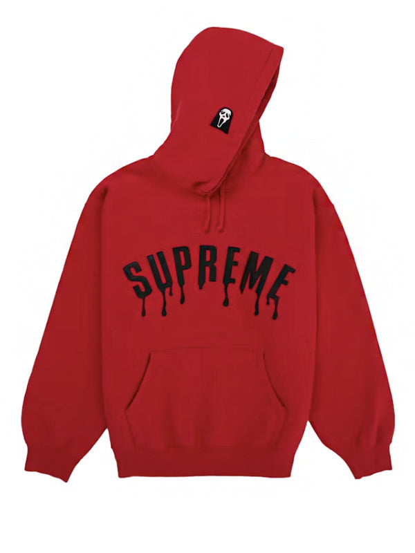 Ghostface x Supreme Moletom Arc Hooded Sweatshirt Red