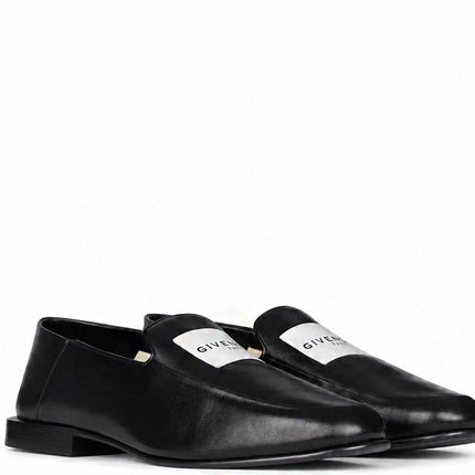 Givenchy Label Loafer Shiny Black