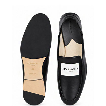 Givenchy Label Loafer Shiny Black