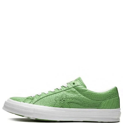 Golf Le Fleur x Converse One Star Low Gator Collection Forest Green Sample