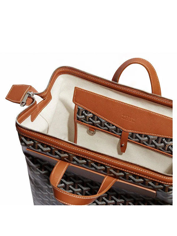 Goyard Cisalpin Backpack Black/Tan