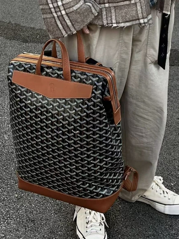 Goyard Cisalpin Backpack Black/Tan