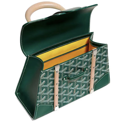 Goyard Saigon Structure Mini Bag Green