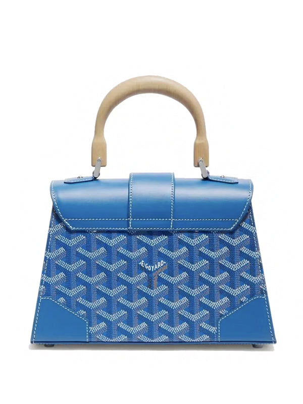 Goyard Saigon Structure Mini Bag Sky Blue