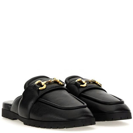 Gucci Horsebit Leather Mule Black