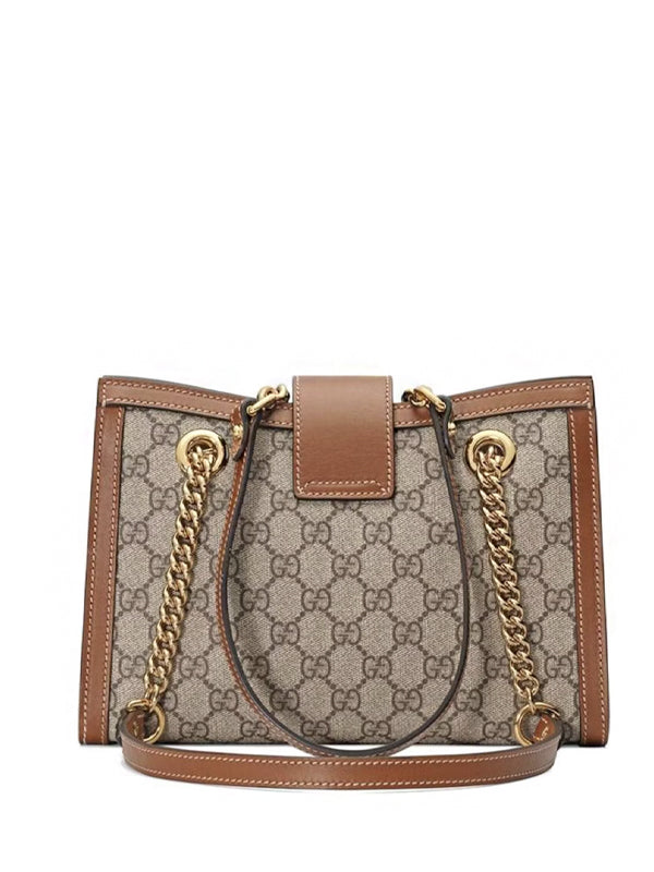 Gucci Padlock Tote Brown