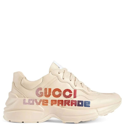 Gucci Rhyton Glitter-Logo Chunky Love Parade Off-White