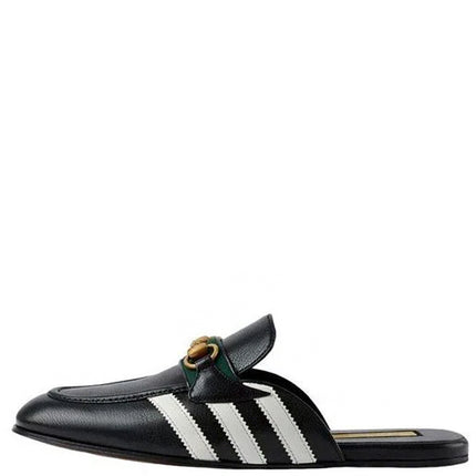 Gucci x Adidas Horsebit Slippers Black