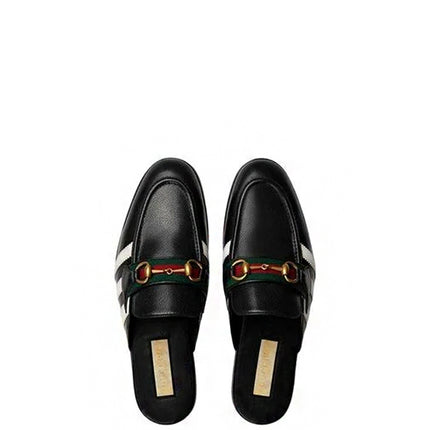 Gucci x Adidas Horsebit Slippers Black