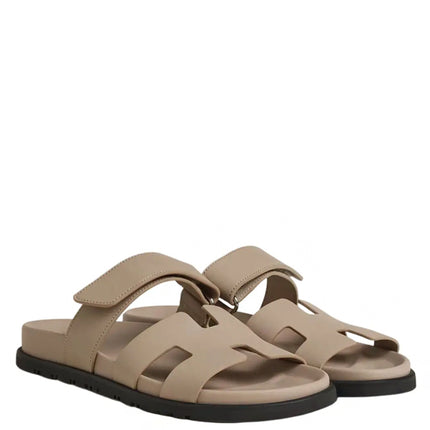 Hermes Chypre Sandal Beige Mastic Calfskin Leather