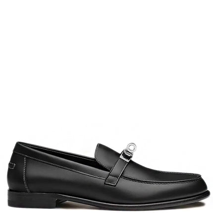 Hermes Destin Loafer Noir Calfskin Leather