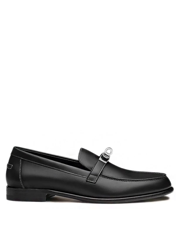 Hermes Destin Loafer Noir Calfskin Leather