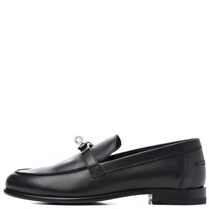 Hermes Destin Loafer Noir Calfskin Leather