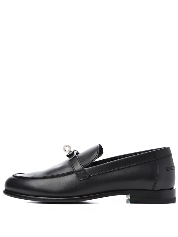 Hermes Destin Loafer Noir Calfskin Leather