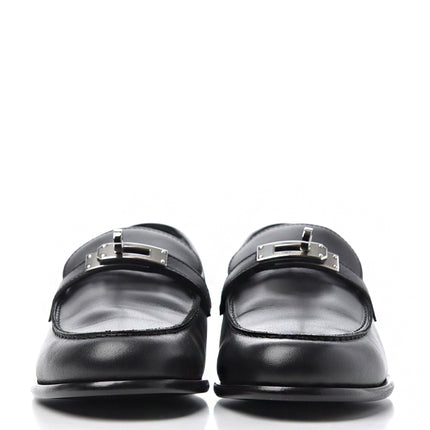 Hermes Destin Loafer Noir Calfskin Leather