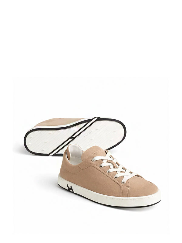 Hermès Tênis Kid Beige Camel