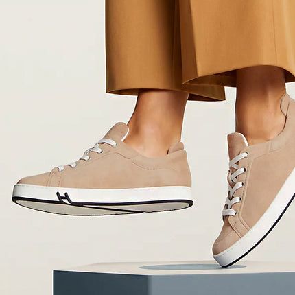 Hermès Tênis Kid Beige Camel