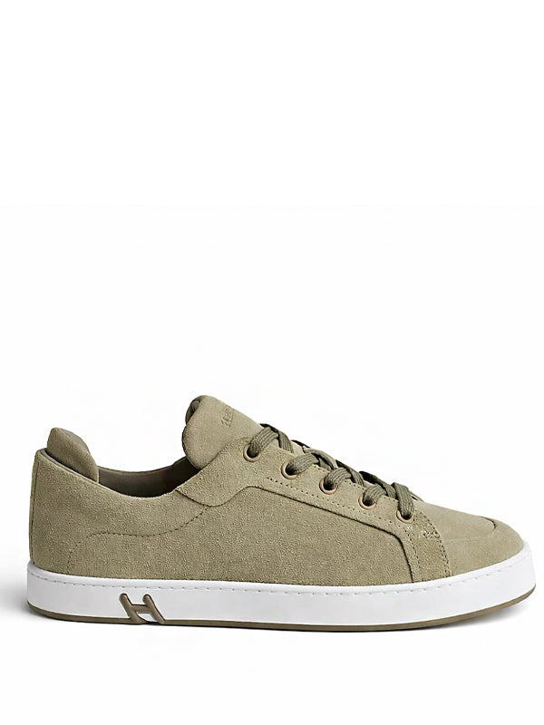 Hermès Tênis Kid Vert Mosaïque