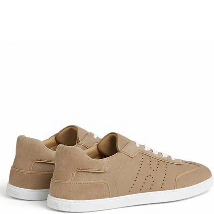 Hermès Tênis Match Beige Albâtre / Beige Sable