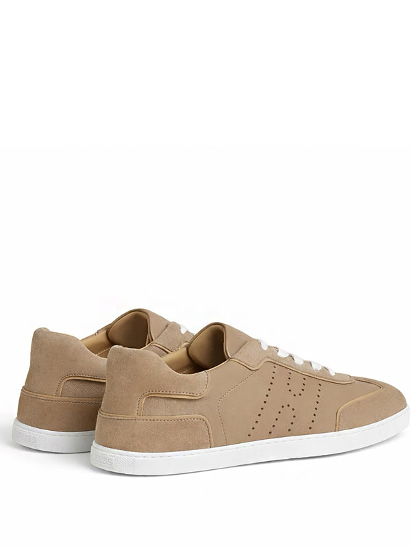 Hermès Tênis Match Beige Albâtre / Beige Sable