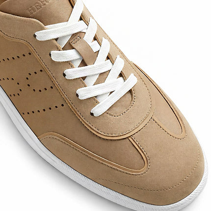 Hermès Tênis Match Beige Albâtre / Beige Sable