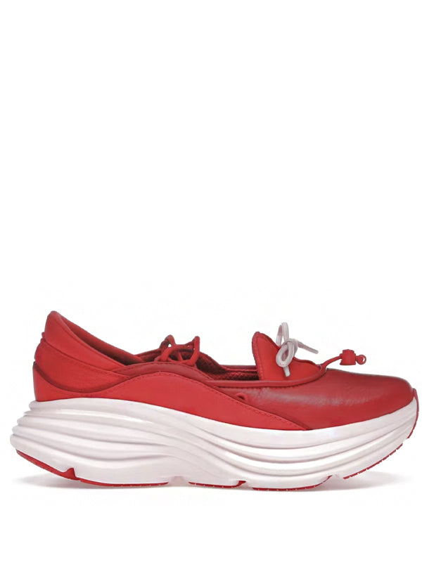 Hoka One One Bondi Mary Jane Cerise Rose Tea