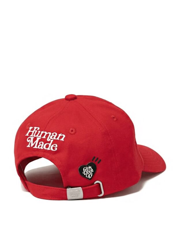 Human Made x BROOKLYN MACHINE WORKS x Girls Don’t Cry 6 Panel Cap Red