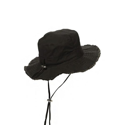 JACQUEMUS Le Bob Artichaut Cotton Bucket Hat - Black
