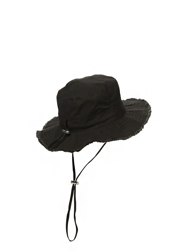 JACQUEMUS Le Bob Artichaut Cotton Bucket Hat - Black