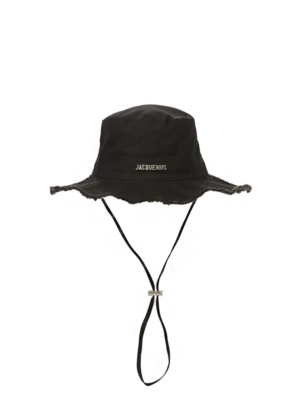 JACQUEMUS Le Bob Artichaut Cotton Bucket Hat - Black