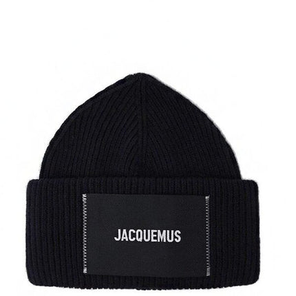 JACQUEMUS Logo Patch Beanie