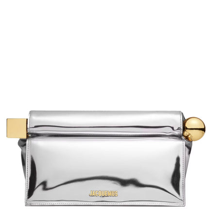 Jacquemus La Pochette Rond Carré Silver