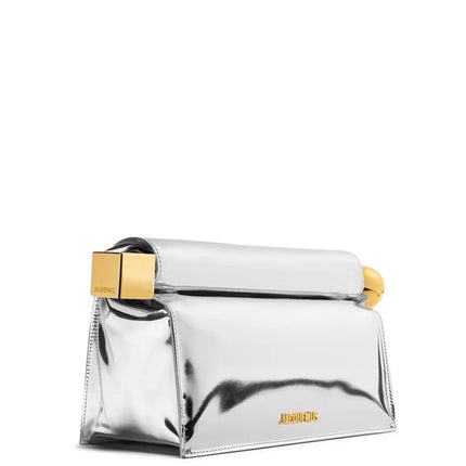 Jacquemus La Pochette Rond Carré Silver