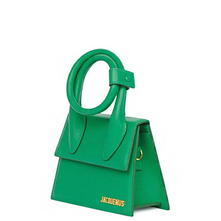 Jacquemus Le Chiquito Noeud Coiled Handbag Green
