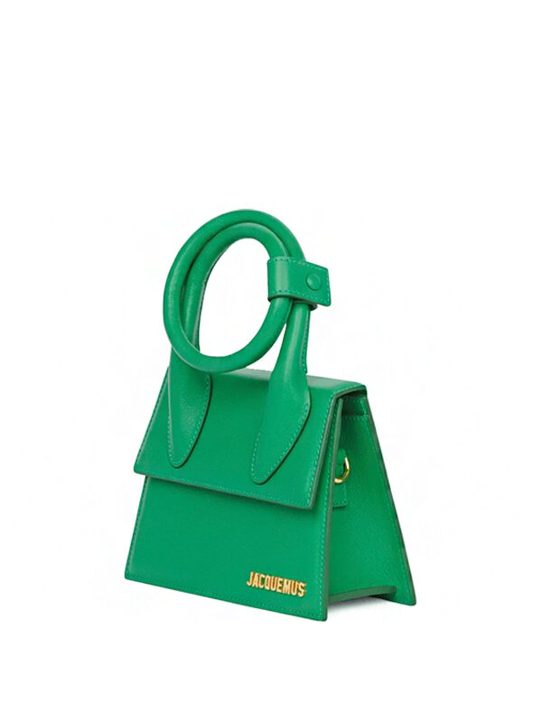 Jacquemus Le Chiquito Noeud Coiled Handbag Green