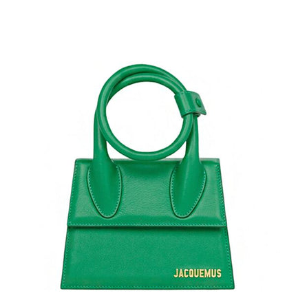 Jacquemus Le Chiquito Noeud Coiled Handbag Green